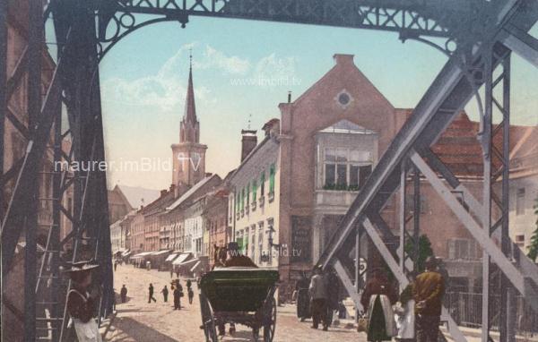 um 1915 - Alte Draubrücke