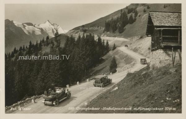 um 1935 - Grossglockner Hochalpenstrasse