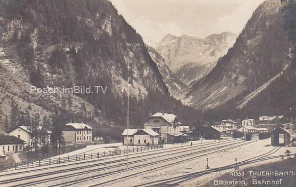 1918 - Tauernbahn Nordrampe, Bahnhof Böckstein 