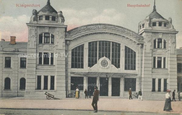 1908 - Bahnhof Klagenfurt