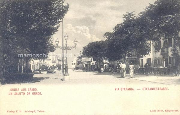 um 1900 - Grado, Stefaniestrasse