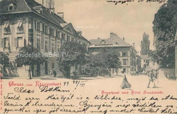 1899 - Hauptpost und Hotel Sandwirt