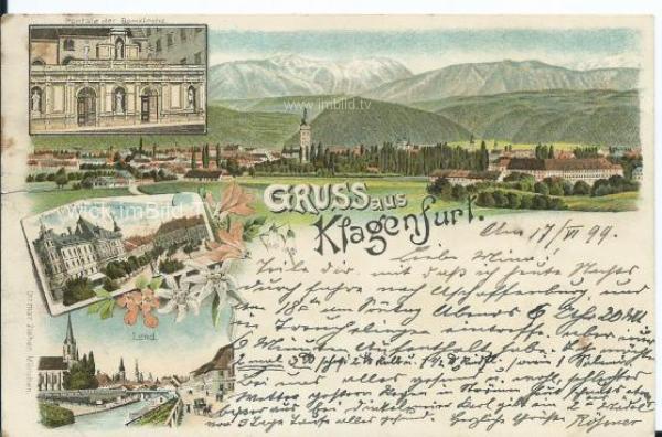 1899 - Gruss aus Klagenfurt