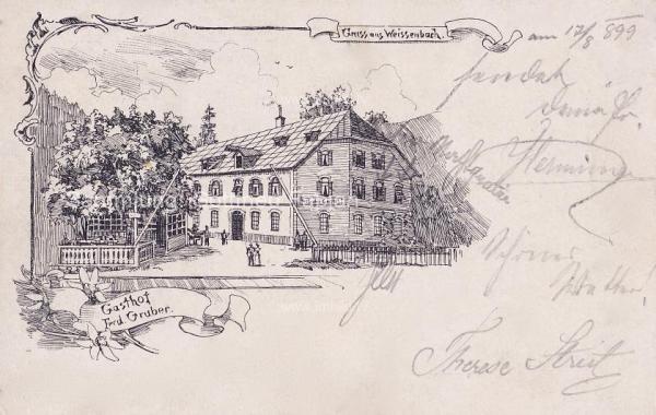 1899 - Weissenbach, Gasthof von Ferdinand Gruber