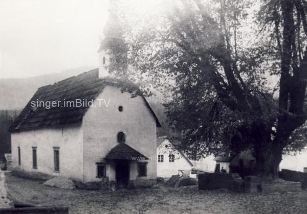 um 1935 - Unterloibl Kirche