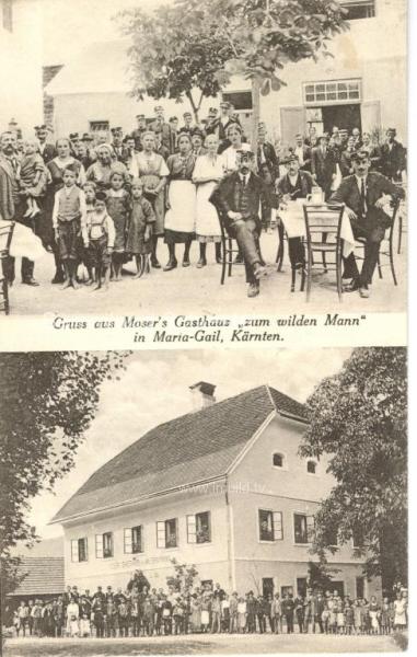 1923 - Das Gasthaus Moser in Maria Gail