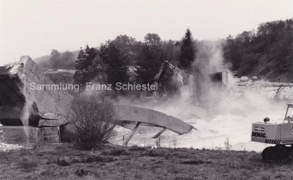 1982 - Maria Gail, Sprengung der Bogenbrücke