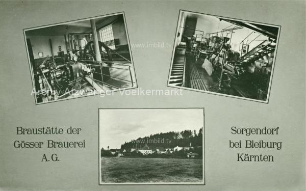 1926 - Sorgendorf Braustätte der Gösser Brauerei AG