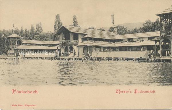um 1905 - Badeanstalt Werzer