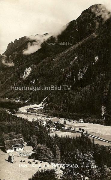 1933 - Mittewald, Obere Siedlung von NW