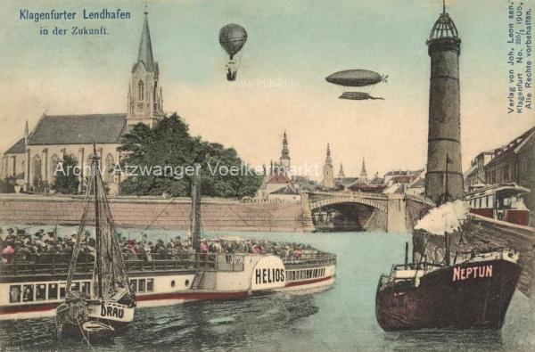 1905 - Klagenfurter Lendhafen in der Zukunft 