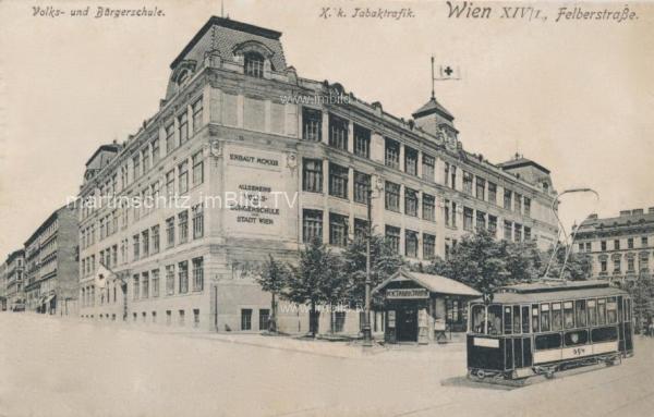 1914 - Wien Felberstraße, Volks und Bürgerschule