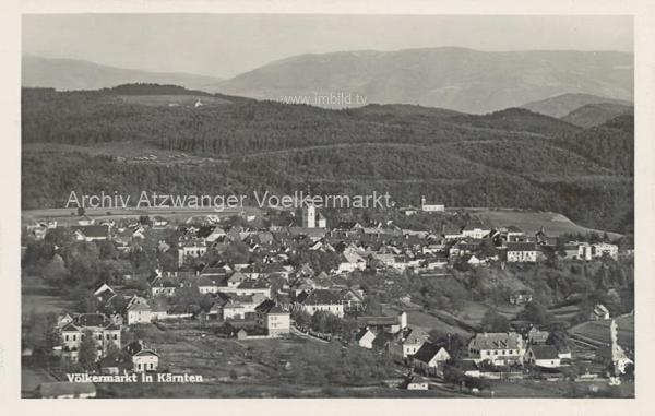 1939 - Völkermarkt Stadtansicht
