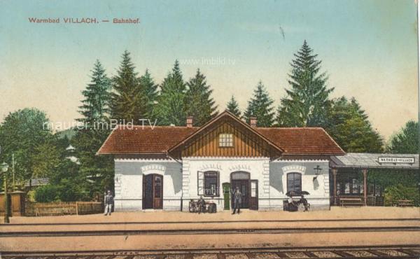 1913 - Warmbad - Bahnhof