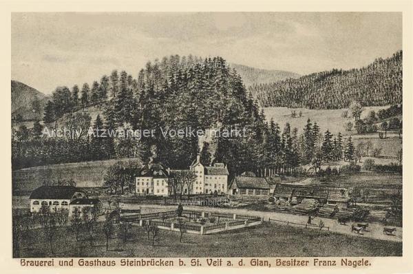 1918 - St. Veit an der Glan, Brauerei 