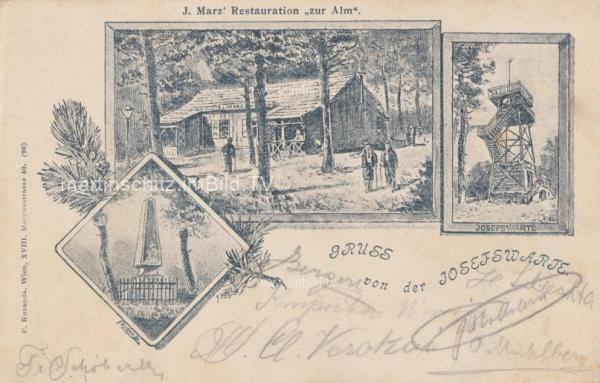 1899 - 3 Bild Litho Karte - Perchtoldsdorf