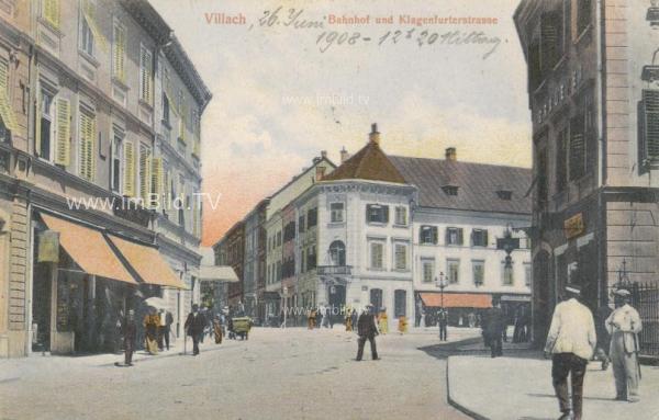 1906 - Bahnhofsstrasse - Klagenfurterstrasse