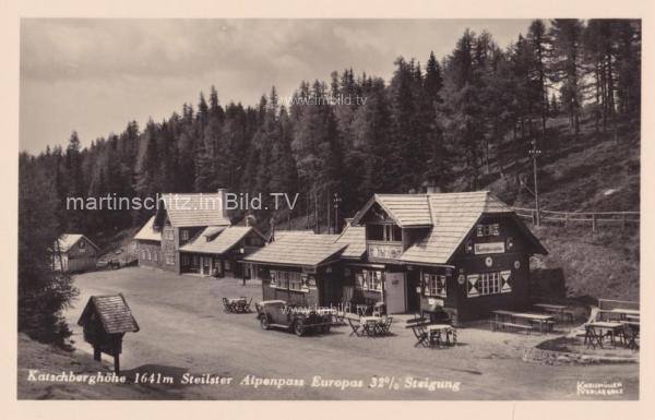 1936 - Katschberghöhe, Alpengasthof
