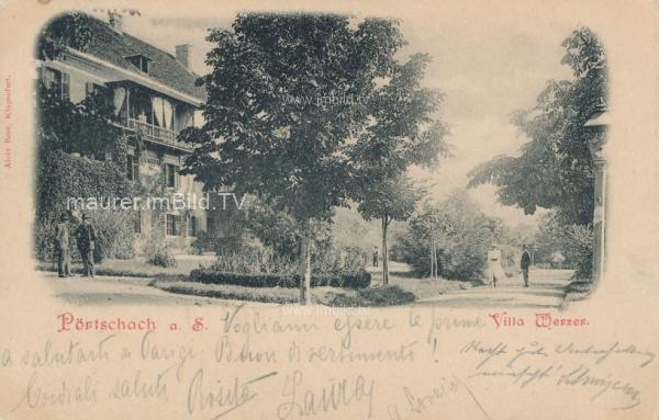 um 1895 - Pörtschach - Villa Werzer