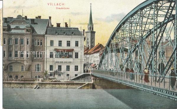 1910 - Alte Draubrücke