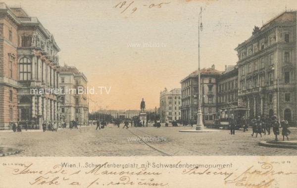 um 1905 - Schwarzenbergplatz