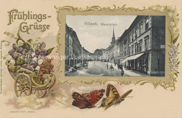 1904 - Villach, Hauptplatz