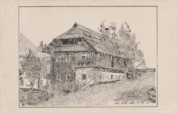1923 - Eisentratten Hans Gassers Geburtshaus