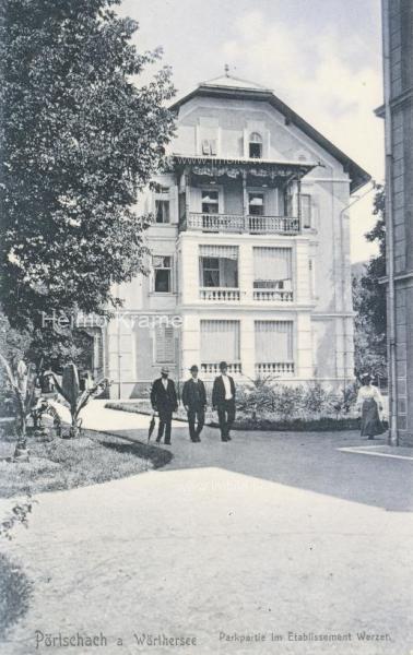1906 - Pörtschach - Etablissement Werzer