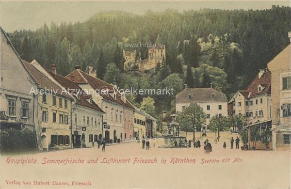 1901 - Friesach Hauptplatz