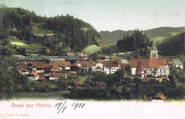 1911 - Metnitz - Ortsansicht von Süden