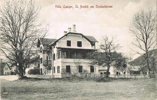 um 1905 - Villa Langer in St. Andrä