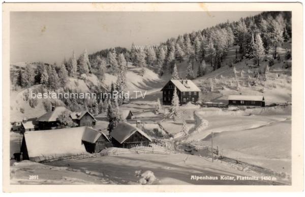 um 1931 - Flattnitz - Alpenhaus Kolar