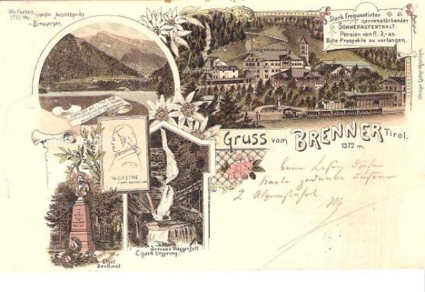 1897 - Gruss vom Brenner