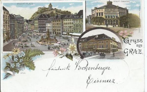 1897 - Gruss aus Graz