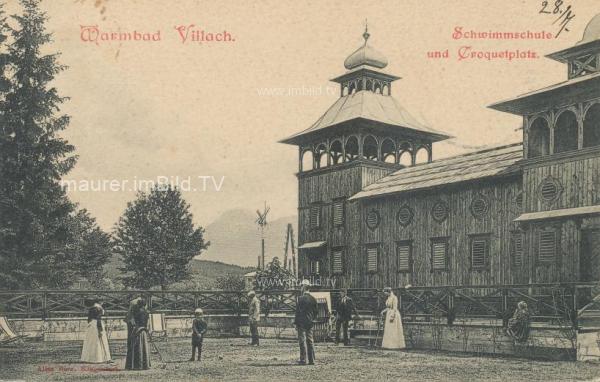 1899 - Schwimmschule + Croquetplatz