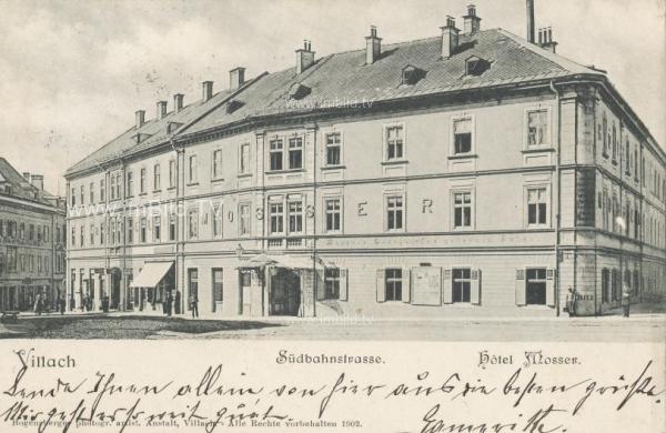 1903 - Südbahnstrasse - Hotel Mosser