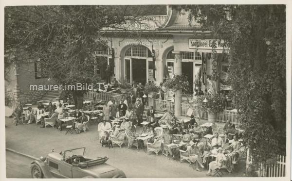 um 1925 - Pörtschach - Konditorei Cafe Werzer