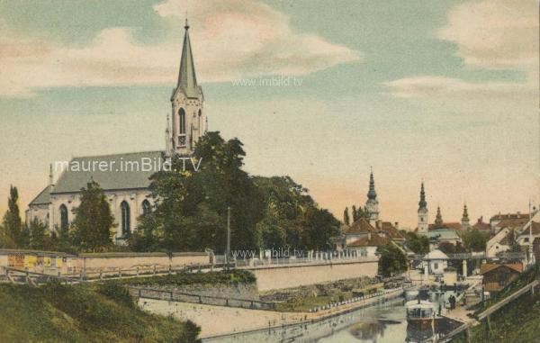 1907 - Lendkanal - Evangelische Kirche 