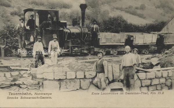 1902 - Tauernbahn Nordrampe km. 15,2 