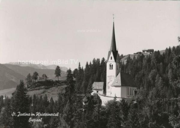um 1950 - St Justina (Christophorus-Fresko)