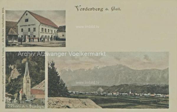 1903 - Vorderberg an der Gail 