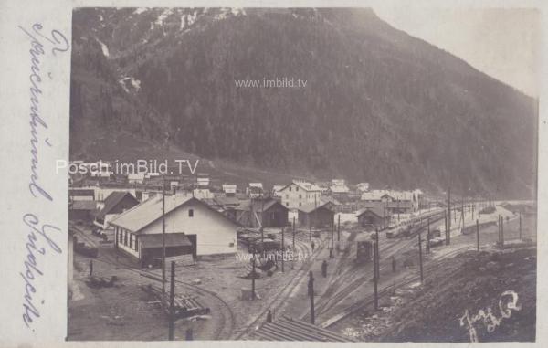 1909 - Tauernbahn Südrampe, Ausfahrt vom Tunnelportal