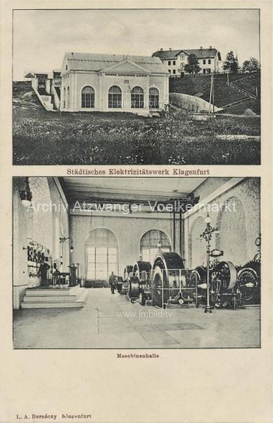 1906 - Rain, Städtisches Electricitätswerk Klagenfurt