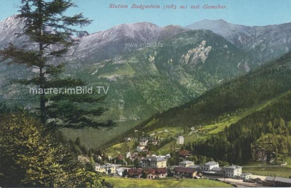 um 1915 - Station Badgastein