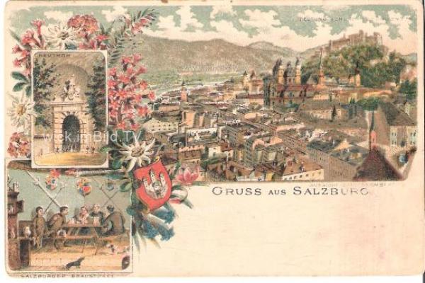 1900 - Gruss aus Salzburg