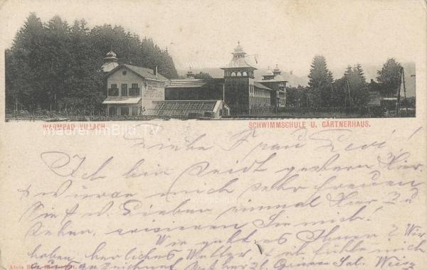 um 1905 - Warmbad Schwimmschule Gärtnerhaus