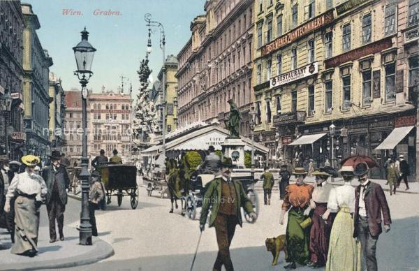 um 1905 - Wien - Graben