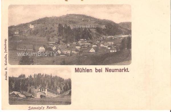 um 1905 - Mühlen bei Neumarkt